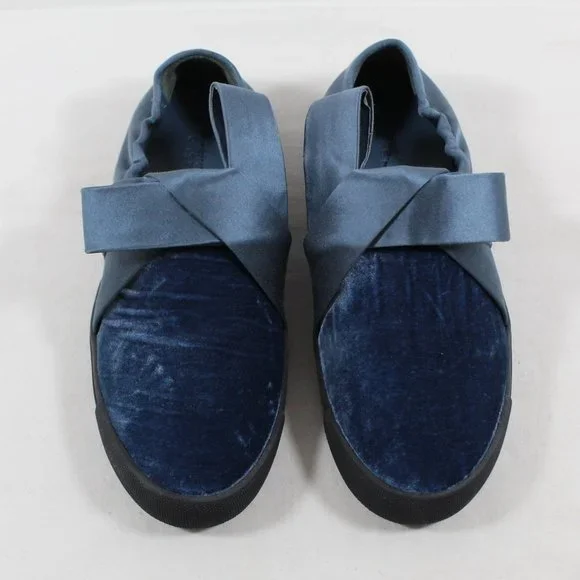 Mercedes Castillo MC Jamilla Slip On Sneakers - Blue Velvet 5.5M - Picture 3 of 5